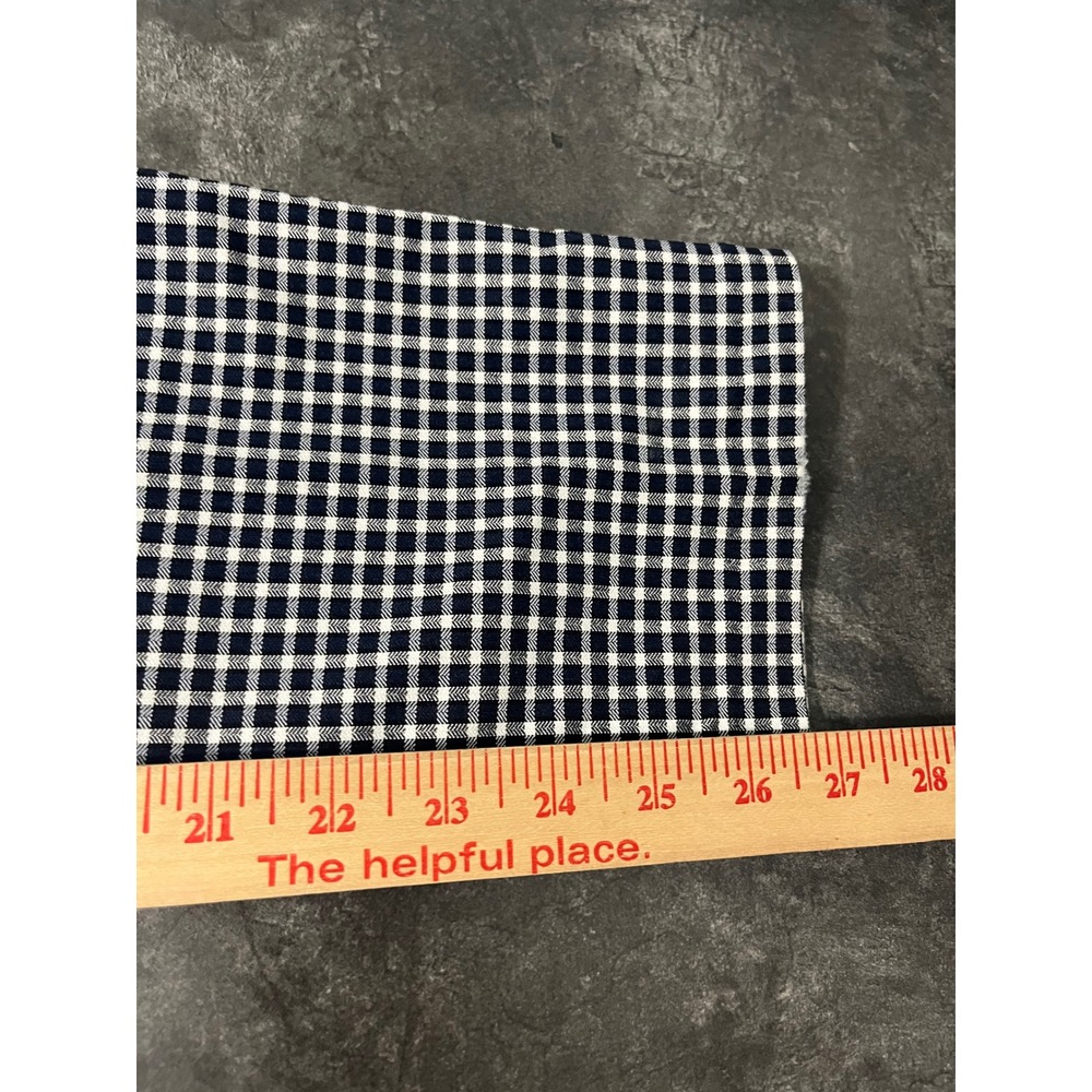 Massimo Fabbro Italy Gingham Pants Womens 8 Navy Slim Stretch Pull On - Picture 7 of 9